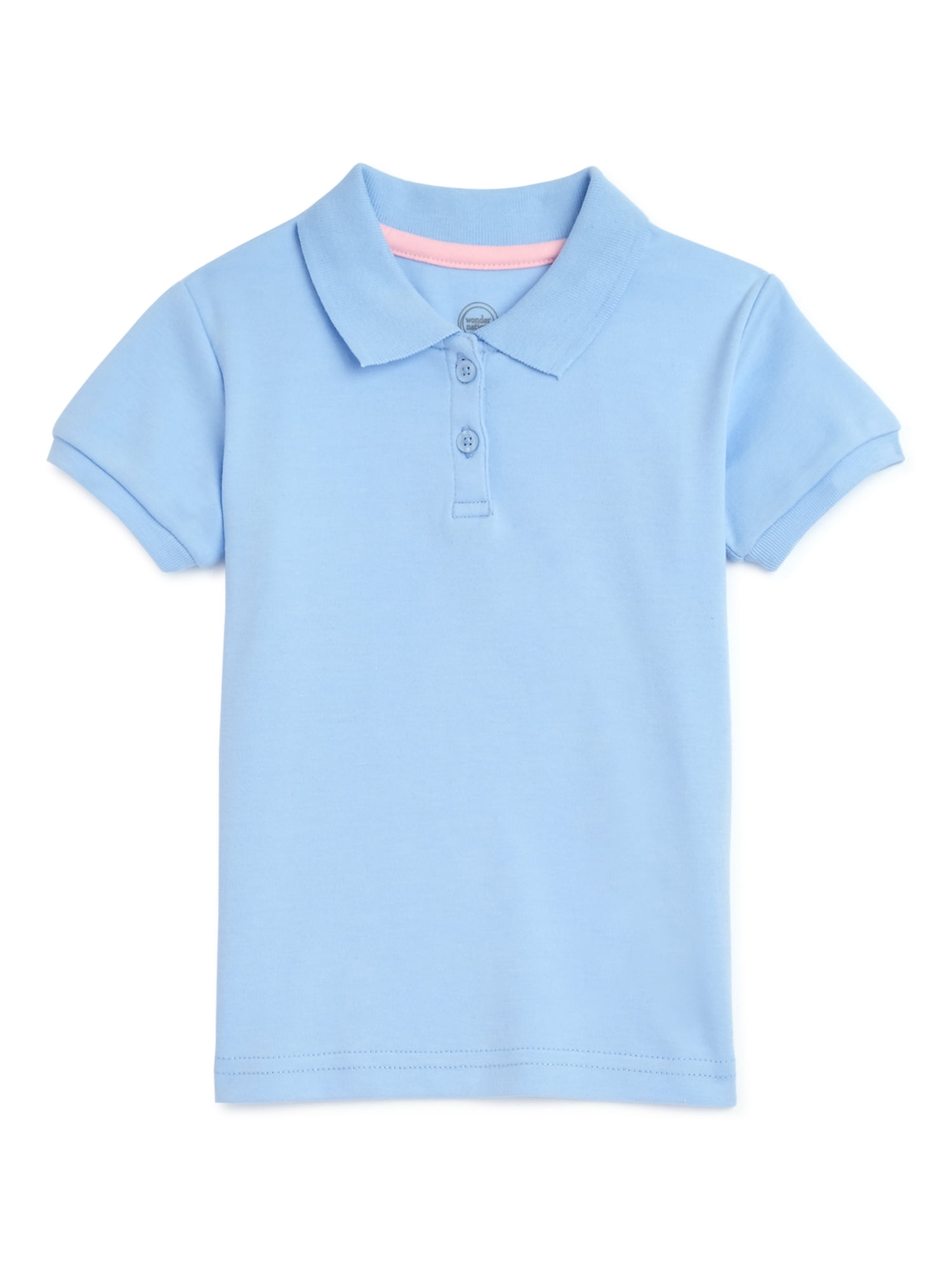 Wonder Nation Toddler Girls Polo Shirt, Sizes 2T5T