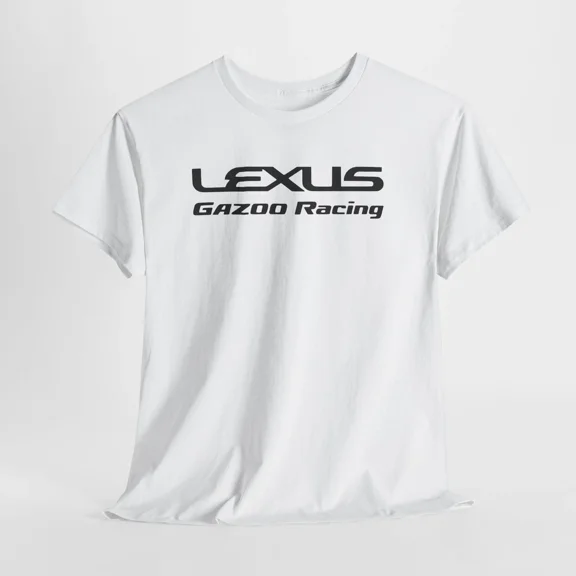 Reprint Rare Lexus Gazoo Racing Unisex White Tshirt Cotton Tee Sizes S-3XL Motorsport Fans