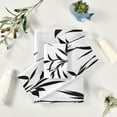 thumbnail image 6 of Three-Piece Towel Set Face Towel Towel Set Hand Towel Bath Towel Cotton Bath Towels Bath Towel Sets Hand Bath Towels Black Bamboo Leaves, 6 of 8