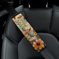 thumbnail image 5 of WYYP Flowers Soft Comfort Car Seat Belt Pads Cover Protect Neck and Shoulder 2Pcs, 5 of 6