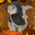 thumbnail image 3 of Halloween Cat Clothes Transformation Costume Cat Death Cloak Cape Pet Transformation Party Cute Costume (black), 3 of 6
