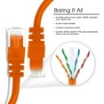 thumbnail image 3 of Huetron™ Cat 5e Ethernet Snagless RJ45 Patch Computer LAN Network Cord Cable (20 ft/ORANGE)), 3 of 6