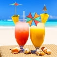 thumbnail image 4 of BLUE TOP Cocktail Umbrella Parasol Picks 4 Inch Pack 50 Octagonal Style,Drink Umbrella Toothpicks for Drink&Food, Decorative toothpicks for Party,Hotel, Restaurant,Tiki Bar,Hawaiian Party,Labor Day, 4 of 7