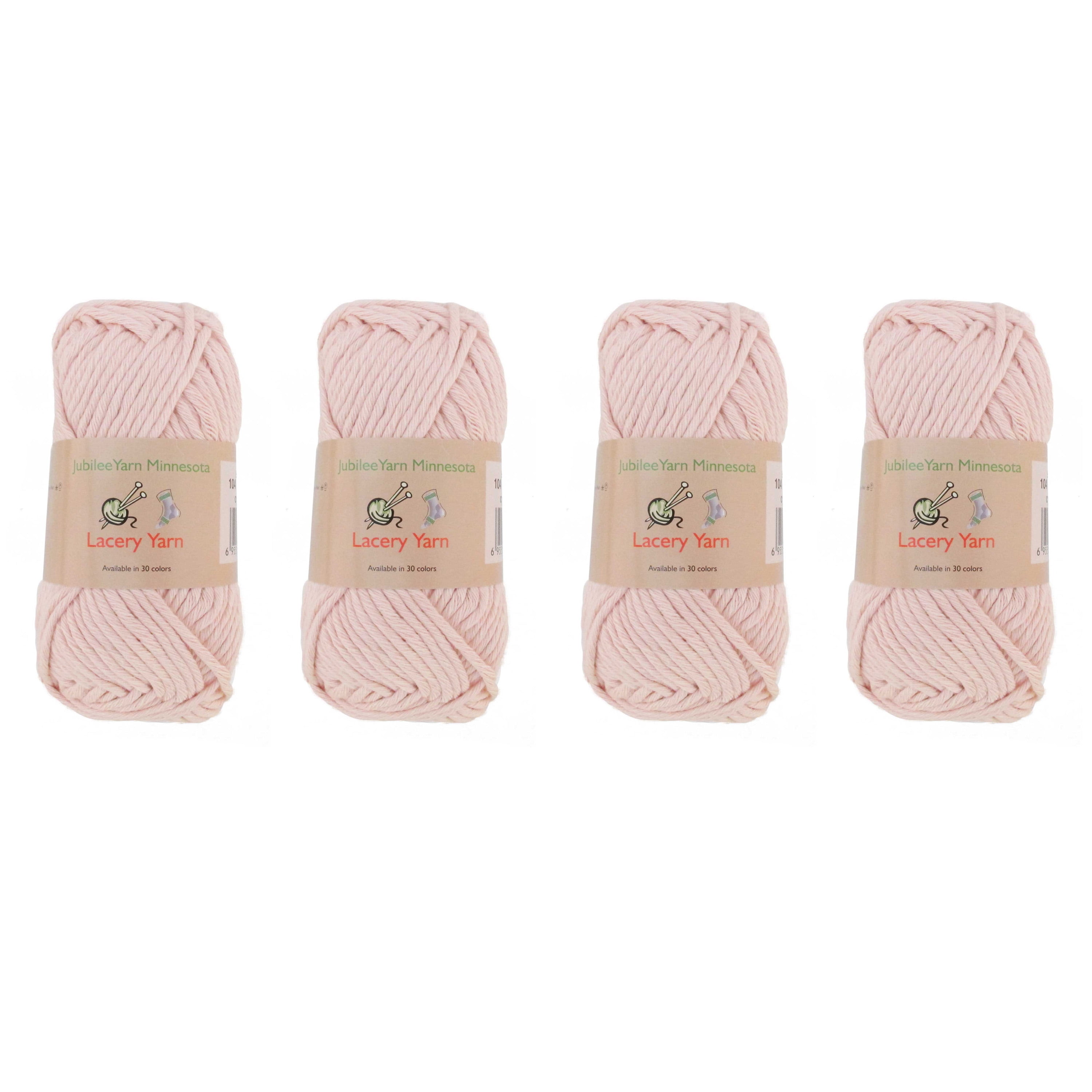 JubileeYarn Lacery Yarn - Chunky Cotton - 100g/Skein - Plum Raisin - 2  Skeins