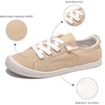 thumbnail image 2 of Women's Slip-On Canvas Sneakers - Lightweight Low Top Casual Walking Shoes with Comfortable Flat Sole, 2 of 6
