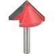 thumbnail image 1 of V Groove Router Bit, Tungsten Carbide V Router Bit for CNC Engraving, End Mill Woodworking Tool with 6mm Shank (6mm Shank, 32mm Width, 90 Degree), 1 of 5