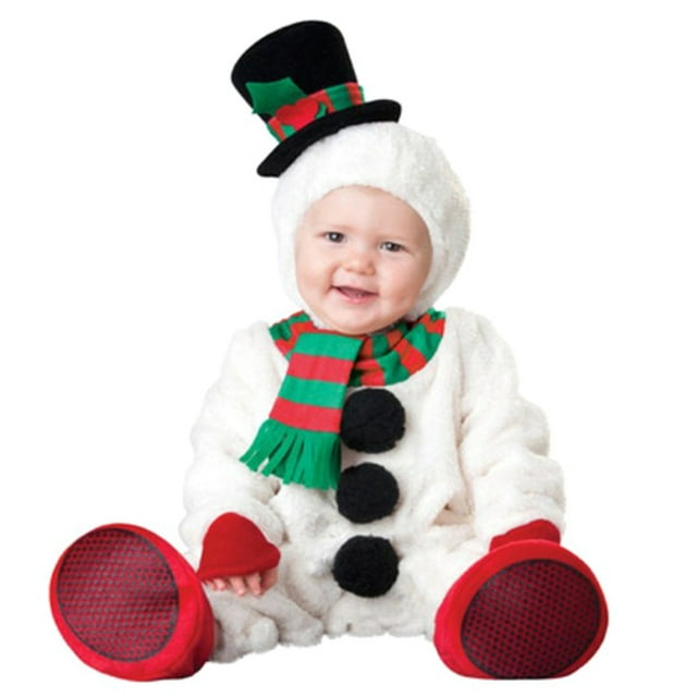toraway Santa Performance Christmas Tree Clothes Baby Garden Snow Man Shape 18-24 Months