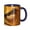 NavyBlue, variant on Angry Face Coffee Mug Fun Custom Ceramic Mugs 11oz Black