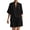 Black 1, variant on Women's Cotton Linen Tracksuit Full Set V Neck Summer 2 Piece Pullover Tops and High Waisted Shorts Loungewear Co Ord Sets Casual Suit Vacation Travel Outfits Holiday Clothes with Pockets