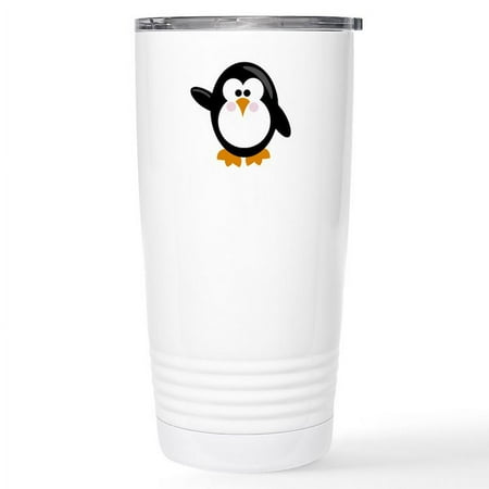 

CafePress - Penguin Stainless Steel Travel Mug - Insulated Stainless Steel Travel Tumbler 20 oz.