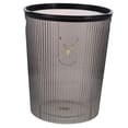 thumbnail image 5 of HEMOTON Small Waste Basket Garbage Can Office 27X22X18CM Black, 5 of 8