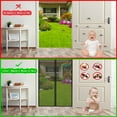 thumbnail image 3 of Magnetic Screen Door 63x73 in Keep Insects Out Keep Away from Mosquitoes Curtain Fits Door Up To Black Customizable, 3 of 7