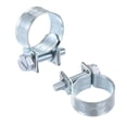 thumbnail image 3 of Uxcell 16-18mm Mini Fuel Injection Hose Clamp Zinc Plated Steel Fuel Line Clamp 12 Pack, 3 of 5