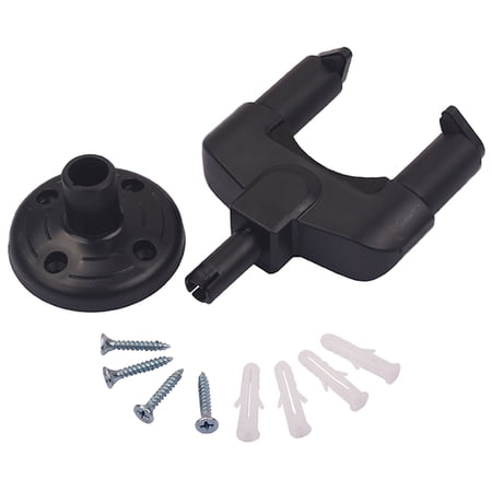Black Padded Guitar Mount Hanger Display Bracket Hook Gift