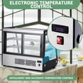thumbnail image 4 of IdealHouse 5.3 Cu.Ft Commercial Countertop Refrigerators Display Case, Stainless Steel Beverage Refrigerator with LED Lighting, Auto Defrost, Adjustable Shelves, Rear Sliding Door for Restaurant, 4 of 6