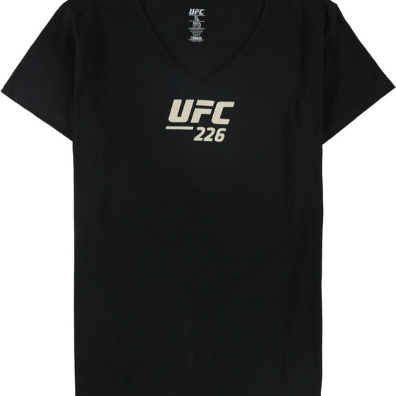 UFC Womens 226 July 7 Las Vegas The Superfight Graphic T-Shirt, Black, Large