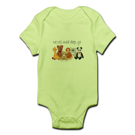 CafePress - We Roll Mad Deep, Yo Infant Bodysuit - Baby Light Bodysuit