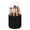 Black, variant on JessLab 360° Rotatable Makeup Brush Holder Organizer with Lid, Dustproof Storage Cup, Black