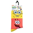 thumbnail image 5 of Cool Socks, Women's Funny Novelty Socks, Spongebob & Patrick Smiley Crew, Adult, 5 of 6