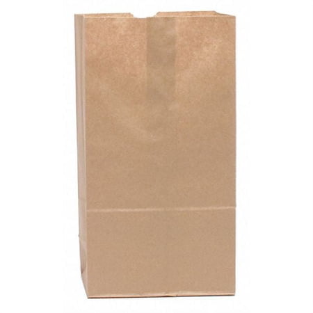 Grocery Paper Bags 30 Lbs Capacity #3 4.75"W X 2.94"D X 8.56"H Kraft 500 Bags | 1 Bundle