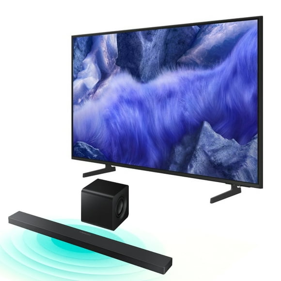 Combo TV 85'' Samsung QLED 4K QEF1 Vision AI (2025) + Barra de Sonido 3.1.2 Ch Inalámbrico (2025) Negro