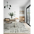 thumbnail image 7 of Wonnitar 8x10 Checkered Rugs for Living Room, Large Soft Washable Bedroom Rug, Non Slip Ultra-Thin Modern Carpet for Guest Room Office Indoor, 7 of 7