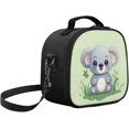 thumbnail image 2 of Ensemble de Sacs à Lunch pour Enfants Koala Mignon avec Sangle Réglable, Pochette pour Ustensiles de Refroidissement pour l'École, Résistant aux Déchirures et à la Saleté, Peut Tre Transporté Ou Porté à la Main pour Pique-Nique, Bateau, Plage, 2 of 5