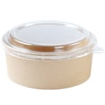 thumbnail image 1 of Contenedor de Papel para alimentos Timcorr Recipiente redondo desechable 100 Uds., 1 of 8