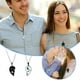 thumbnail image 2 of Colgante luna y sol, sol y luna, se pueden unir para formar una I, collar de pareja con bordado, 2 of 8