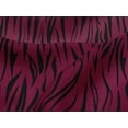 thumbnail image 4 of oneOone Viscose Jersey Burgundy Fabric Skins Animal Craft Projects Decor Fabric Printed By The Yard 60 Inch Wide, 4 of 4