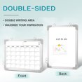 thumbnail image 3 of Monthly Dry Erase Calendar Whiteboard Calendar Magnetic White Board Double-Sided ,16" X 12" Calendar Monthly Whiteboard, Small Wall Hanging Calendar Board for Home, Office, Kitchen, 3 of 8