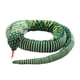 thumbnail image 4 of Serpiente de peluche de imitación, almohada de cama larga, animal salvaje, truco de animal falso Verde, 4 of 9