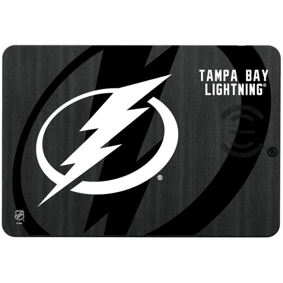 Keyscaper Tampa Bay Lightning 15W Fast Wireless Charger and Mouse Pad