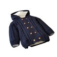 thumbnail image 4 of Abrigo De Invierno Para Niños Pequeños, Chaquetas De Abrigo Para Niños Y Niñas, Suéter Grueso De Otoño Para Niños, Abrigo De Algodón De Felpa, Suéter Azul Odeerbi LM103-7925, 4 of 6