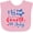 AD-Pink, variant on Inktastic My 1st 4th of July with Stars Boys or Girls Baby Bib