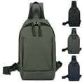 thumbnail image 3 of Mepaouo Small Sling Backpack Cross Body Shoulder Chest Bags Hiking Traveling Daypack Fanny Pack(Grey), 3 of 5