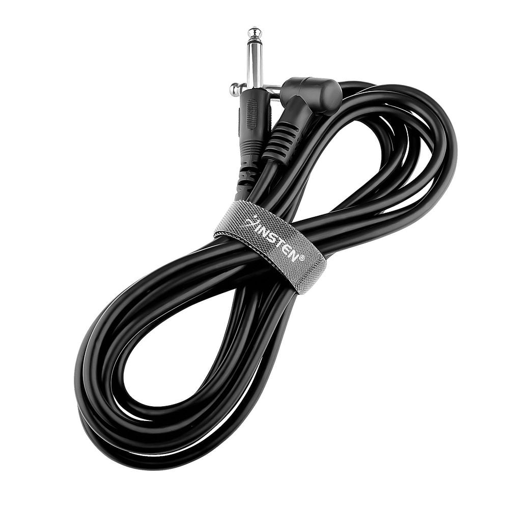 Insten 1/4inch Straight to Right Angle Guitar Patch Cable M / M 10FT