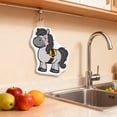 thumbnail image 4 of Uuiauoio Cartoon Cute Pony Hand Towel Fleece Home Kitchen Wipes Thickened Hanging Absorbent Towels for Bathroom Cartoon Home Decor, 4 of 6