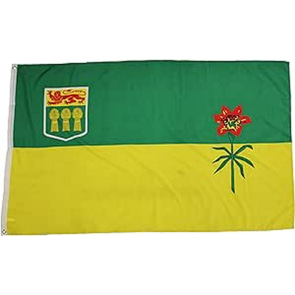 SASKATCHEWAN SK Canadien PROVINCIAL Grand Drapeau 3 X 5 Pieds PROVINCE du CANADA