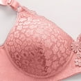 thumbnail image 5 of High Support Bras For Women Adjustable Strap Full Coverage Up Bras Comfortable No Underwire Wireless Pink 42B Size, 5 of 6