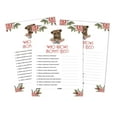 thumbnail image 1 of Inkdotpot Bear Jungle Animals Who Knows Mommy BestBaby Shower GameCards FunActivity Cards Set Of 50Party Theme, 1 of 5