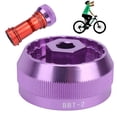 thumbnail image 4 of Bike Bottom Bracket Cup Tool, Aluminum Alloy 5 in 1 Multifunction CNC Bike Bottom Bracket Cup Tool 90% BB Thread Models, 4 of 7