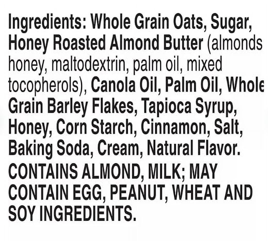 Natures Valley Biscuit Sandwich with Delicious Almond Butter Filling, Whole Grain, Low Protein 3g (30 Count)