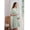 Celadon Green, variant on Labor and Delivery Gown for Hospital Short Sleeve Maternity Nursing Dress Nightgown with Button