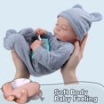 thumbnail image 6 of BABESIDE 20" Adorable Reborn Baby Doll Sleeping Infant Boy Full Silicone Soft Vinyl Body Real Life Newborn Baby Dolls with Toy Accessories Gift for Collection & Kids Age 3+, 6 of 7