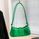 thumbnail image 1 of Bolso De Hombro Bolso De Mujer 2023 Patrón De Cocodrilo Moda Bolso De Mensajero Simple (Verde), 1 of 8
