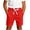 Red, variant on Ohufall Children's Cotton Short Pants Summer Casual Solid Color Drawstring Elastic Waist Shorts Kids Lightweight Outdoor Sport Short Pants, 3-16 Years
