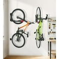 thumbnail image 3 of Swivel Bike Wall Mount, Space Saving Bike Rack Garage, No Heavy Lifting Required Bicycle Wall Mount, Vertical Wall Bike Hanger Can Holds up to 77 lbs, Red, 3 of 16