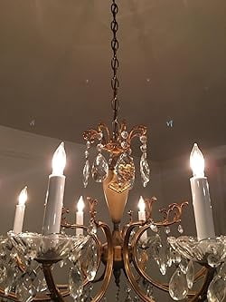 Satco S3242 Incandescent Decorative CA5 Frosted Light Bulbs 7.5W 120V 2700K E12 Candelabra Base Dimmable (25 Pack)