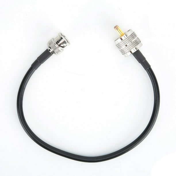 50-3 Cable coaxial de 50 ohmios BNC macho a línea de conversión macho UHF PL259 para aplicaciones amplias